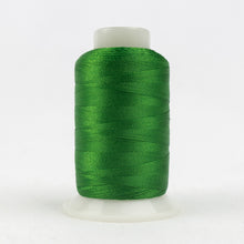 Load image into Gallery viewer, WonderFil Polyfast polyester sewing thread spool p6508 medium lime green
