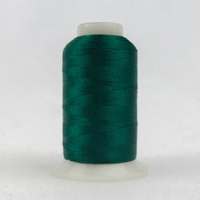 Load image into Gallery viewer, WonderFil Polyfast polyester sewing thread spool p6514 forest green

