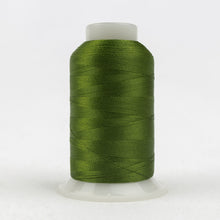 Load image into Gallery viewer, WonderFil Polyfast polyester sewing thread spool p6558 dark palmetto green
