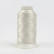 Load image into Gallery viewer, WonderFil Polyfast polyester sewing thread spool p6582 frosty white
