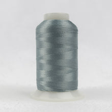 Load image into Gallery viewer, WonderFil Polyfast polyester sewing thread spool p6597 soft steel blue

