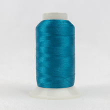 Load image into Gallery viewer, WonderFil Polyfast polyester sewing thread spool p9128 vivid blue
