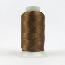 Load image into Gallery viewer, WonderFil Polyfast polyester sewing thread spool p9324 amber brown
