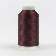 Load image into Gallery viewer, WonderFil Polyfast polyester sewing thread spool p9729 mauve wine
