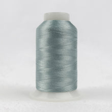 Load image into Gallery viewer, WonderFil Polyfast polyester sewing thread spool p9779 smoke blue
